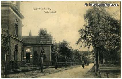 Doetinchem, Plantsoenstraat ansichtkaart: Doetinchem, Plantsoenstraat