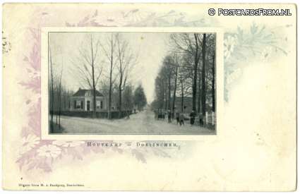 Doetinchem, Houtkamp. Randversiering ansichtkaart: Doetinchem, Houtkamp. Randversiering