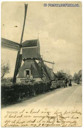 Stolwijk, Molen ansichtkaart: Stolwijk, Molen