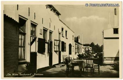 Renesse, De Witte Boulevard ansichtkaart: Renesse, De Witte Boulevard