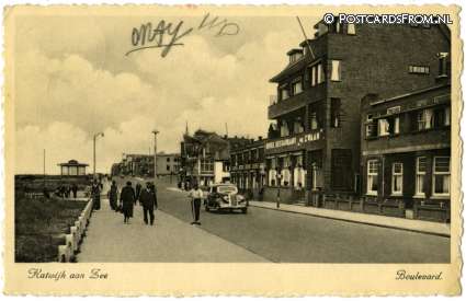 ansichtkaart: Katwijk aan Zee, Boulevard