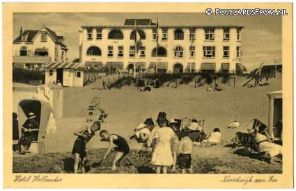 ansichtkaart: Noordwijk aan Zee, Hotel Hollander
