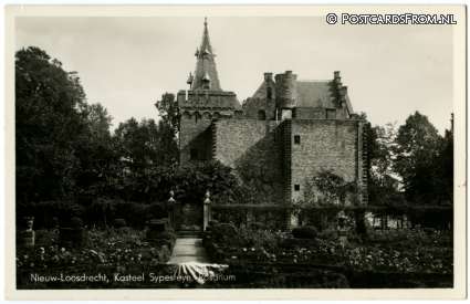 ansichtkaart: Nieuw-Loosdrecht, Kasteel Sypesteyn. Rosarium