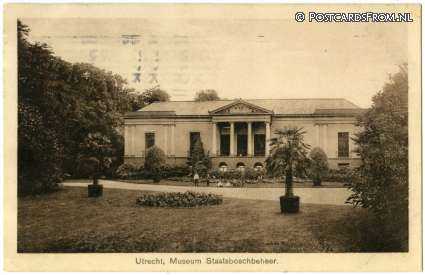 Utrecht, Museum Staatsboschbeheer ansichtkaart: Utrecht, Museum Staatsboschbeheer