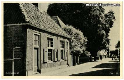 ansichtkaart: Putten, Kerkstraat