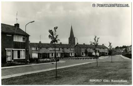 Hengelo GL, Rozenhoflaan ansichtkaart: Hengelo GL, Rozenhoflaan