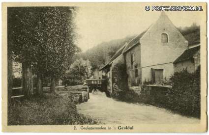 ansichtkaart: Geulhem, Geulemermolen in 't Geuldal