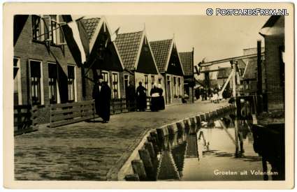 ansichtkaart: Volendam, Groeten uit