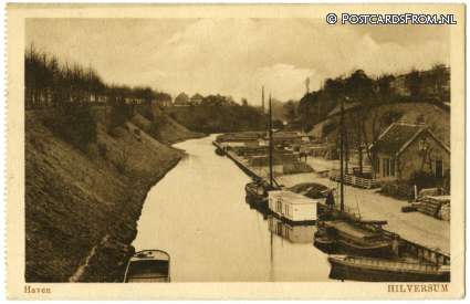 ansichtkaart: Hilversum, Haven