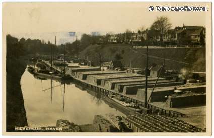 ansichtkaart: Hilversum, Haven