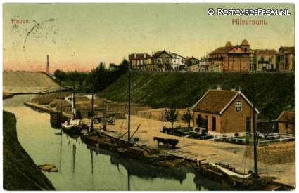 ansichtkaart: Hilversum, Haven