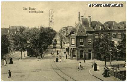 ansichtkaart: 's-Gravenhage, Regentesselaan
