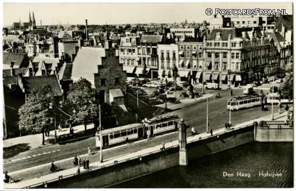 ansichtkaart: 's-Gravenhage, Hofvijver