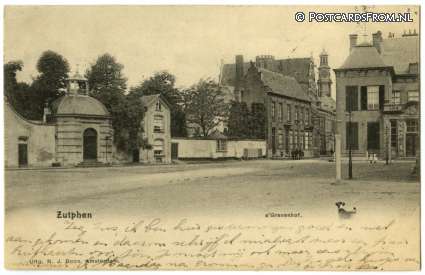 Zutphen, s'Gravenhof ansichtkaart: Zutphen, s'Gravenhof