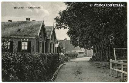 Holten, Kerkstraat ansichtkaart: Holten, Kerkstraat