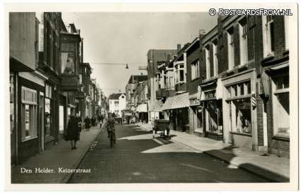 ansichtkaart: Den Helder, Keizerstraat