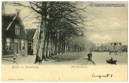 Broek in Waterland, Het Havenrak ansichtkaart: Broek in Waterland, Het Havenrak