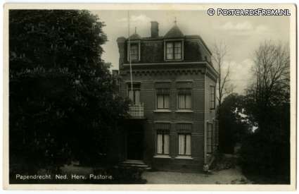 ansichtkaart: Papendrecht, Ned. Herv. Pastorie