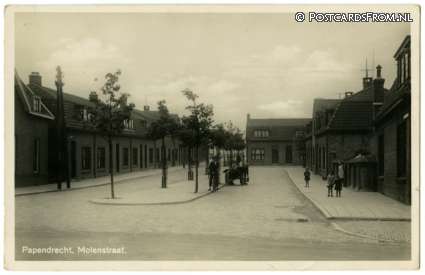 ansichtkaart: Papendrecht, Molenstraat