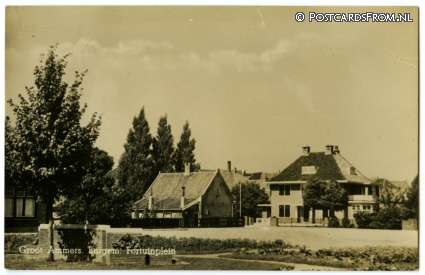 Groot-Ammers, Burgem. Fortuinplein ansichtkaart: Groot-Ammers, Burgem. Fortuinplein