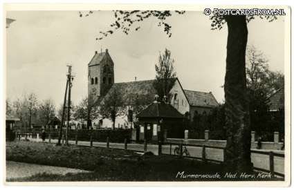 Murmerwoude, Ned. Herv. Kerk ansichtkaart: Murmerwoude, Ned. Herv. Kerk