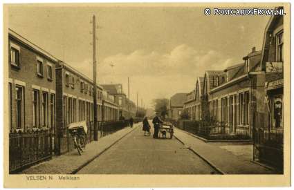 ansichtkaart: Velsen-Noord, Melklaan