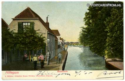 ansichtkaart: Hillegom, Beekkade