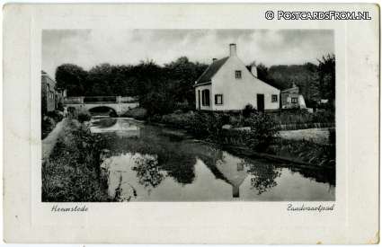Heemstede, Zandvaartpad ansichtkaart: Heemstede, Zandvaartpad