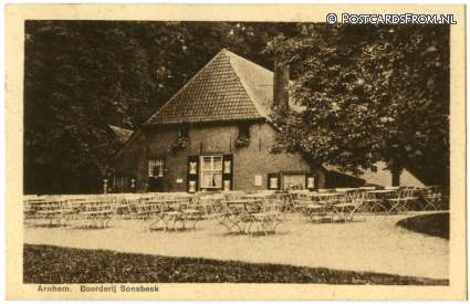 Arnhem, Boerderij Sonsbeek ansichtkaart: Arnhem, Boerderij Sonsbeek