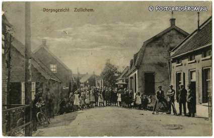 ansichtkaart: Zuilichem, Dorpsgezicht