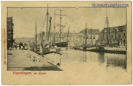 ansichtkaart: Vlaardingen, de Haven