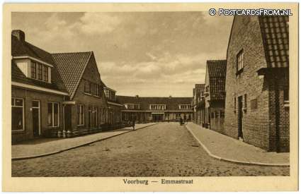 ansichtkaart: Voorburg, Emmastraat