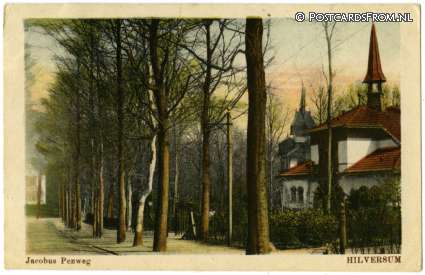 Hilversum, Jacobus Penweg ansichtkaart: Hilversum, Jacobus Penweg