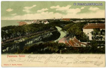 Den Helder, Panorama ansichtkaart: Den Helder, Panorama