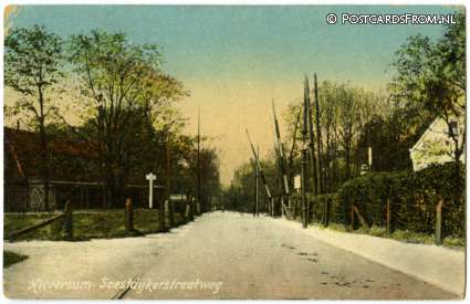 Hilversum, Soestdijkerstraatweg. Spoorwegovergang ansichtkaart: Hilversum, Soestdijkerstraatweg. Spoorwegovergang