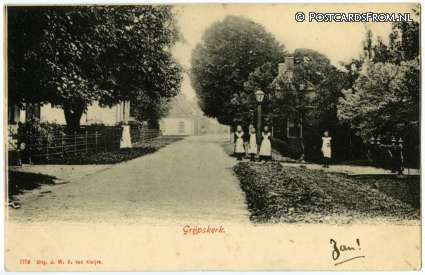 Grijpskerk, -- ansichtkaart: Grijpskerk, --