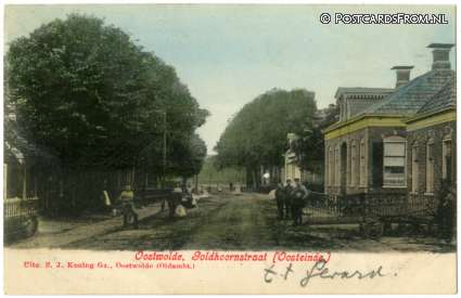 ansichtkaart: Oostwold Scheemda, Goldhoornstraat
