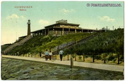 Huisduinen, Badhuis ansichtkaart: Huisduinen, Badhuis