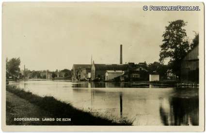 ansichtkaart: Bodegraven, Langs de Rijn