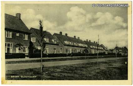 ansichtkaart: Slootdorp, Brink