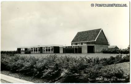 Eext, O.L. School ansichtkaart: Eext, O.L. School
