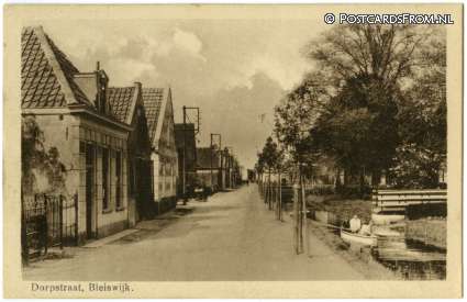 Bleiswijk, Dorpstraat ansichtkaart: Bleiswijk, Dorpstraat
