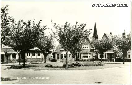 ansichtkaart: Schagen, Herenbosstraat