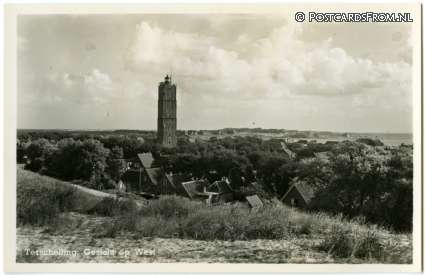 ansichtkaart: Terschelling West, Gezicht op West