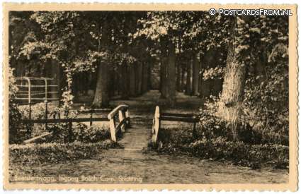 ansichtkaart: Beetsterzwaag, Ingang Bosch Corn. Stichting