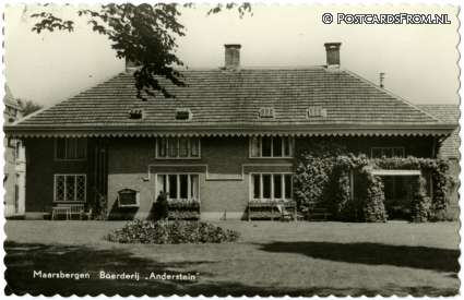 Maarsbergen, Boerderij 'Anderstein' ansichtkaart: Maarsbergen, Boerderij 'Anderstein'