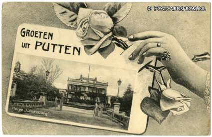 ansichtkaart: Putten, Huize 'Vanenburg'