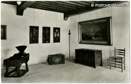 Brielle, Trompmuseum. Interieur ansichtkaart: Brielle, Trompmuseum. Interieur