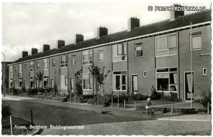 ansichtkaart: Assen, Benthem Reddingsiusstraat