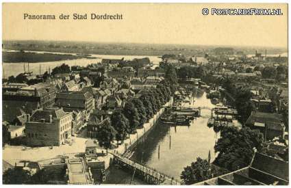 Dordrecht, Panorama der Stad Dordrecht ansichtkaart: Dordrecht, Panorama der Stad Dordrecht